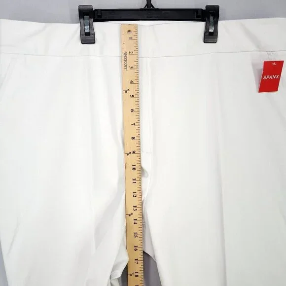 Spanx Flare Pant Stretch Waist Band Body Shaping Silver Lining Plus Size Tall 3X - Picture 6 of 15